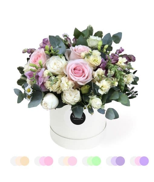 Image of Pastel Colours Hat Box Of Your Choice
