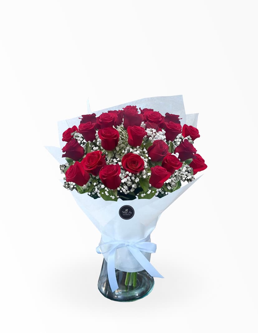 Thumbnail of 24 Red Roses In a Vase